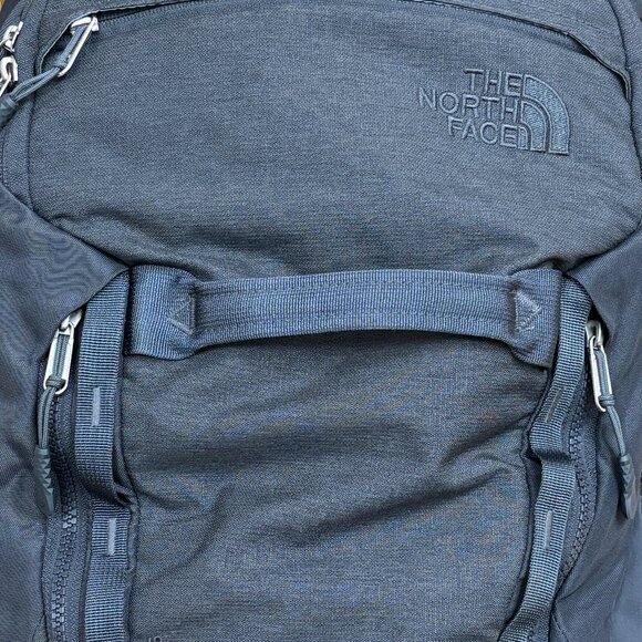 TNF The North Face Surge c.2015 gray backpack EDC school hiking gear bag outdoor - Picture 1 of 8